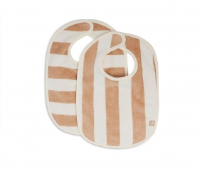 2 Bavagli Stripe Terry Biscuit GOTS