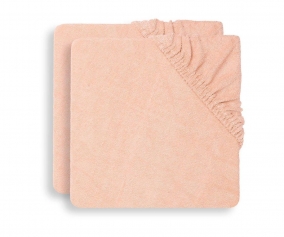 2 Fodere Fasciatoio Terry Pale Pink
