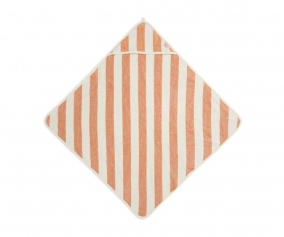 Capa de Bao Stripe Terry Biscuit GOTS
