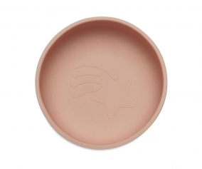 Bol Silicone avec Ventouse Pale Pink