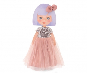 Robe rose nude  paillettes 