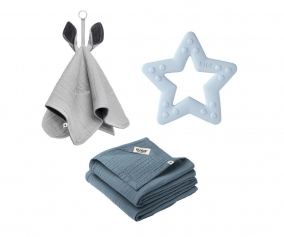 Coffret cadeau BIBS Baby Shower Baby Blue 