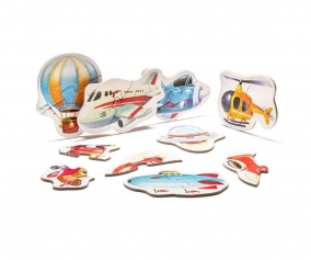 Puzzle 8 in 1 Trasporto Aereo