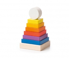 Piramide Legno Rainbow 8 pezzi