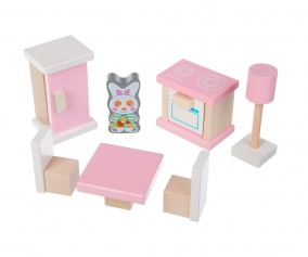 Set Ambiente Cocina y Comedor Casa de Muecas