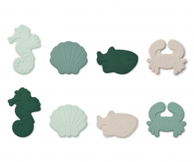 8 Mini-jouets de bain Paola Sea Creature Peppermint Multi Mix 