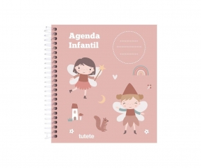 Pequea Agenda Guardera Personalizable Tutete Wild Fairies