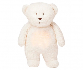 Peluche Moonie Polar Light-Sound en coton biologique