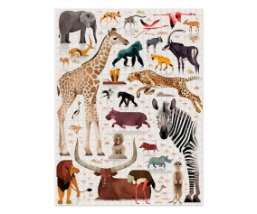 Puzzle Animales de frica 750 piezas