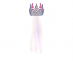 Corona Preziosa Paillettes Argento