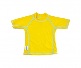 Maglia MC Protezione Solare Pois Giallo