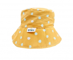 Gorrito de Bao Proteccin Solar Lunares Mostaza