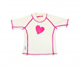 Camiseta de proteo solar de manga curta Hearts 