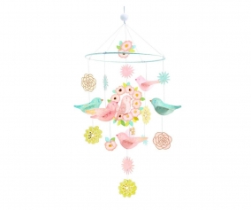 Spring Birds Crib Mobile