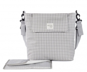 Borsa Cambio con Fasciatoio I love Vichy Grigio