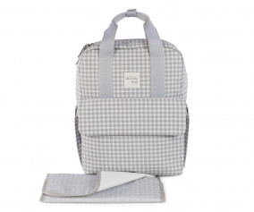 Mochila para Silla de Paseo I Love Vichy Gris