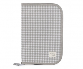 Porte-documents I Love Vichy Gris