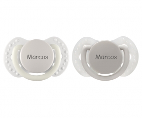 Lovi Mini Pink Pacifier Crema