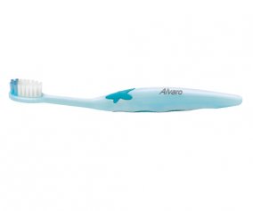 Cepillo Dental Suave Infantil Azul Personalizado