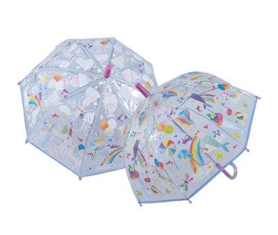 Ombrello Cambia Colori Trasparente Fantasy