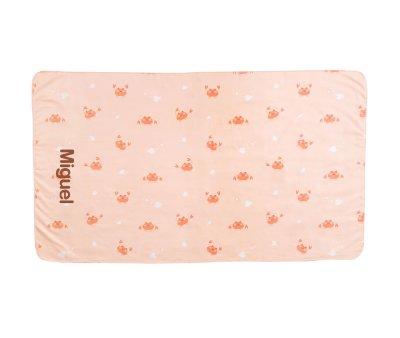 Toalha Praia Personalizada de Microfibra Crab Coral