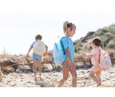 Mochila Infantil Antiarena Crab Coral