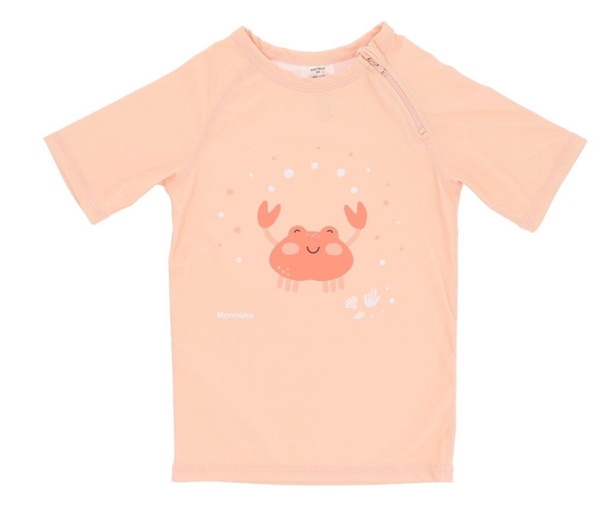 T-shirt Protection Solaire Crab Coral