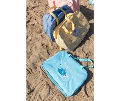 Bolso de Playa con Rejilla Fishes Personalizable
