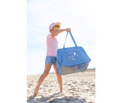Bolso de Playa con Rejilla Fishes Personalizable