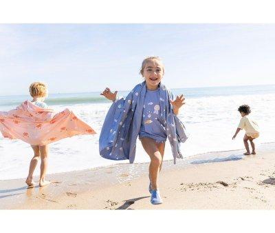 Microfiber Beach Towel Crab Sage Personalised