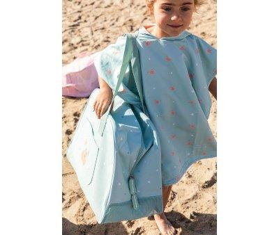 Bolso de Playa con Rejilla Crab Coral Personalizable