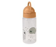 Sea Friends Bouteille en plastique avec paille