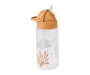 Sea Friends Bouteille en plastique avec paille