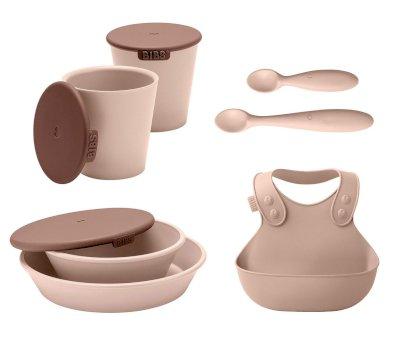 Set Crockery BIBS + Bib Overall BIBS Blush