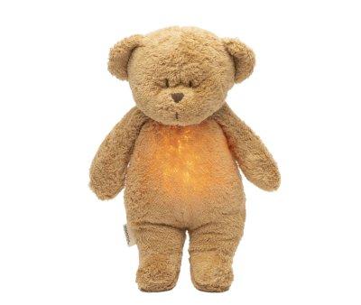 Peluche Luz-Sonido Oso Orgnico Moonie Capuccino Natur