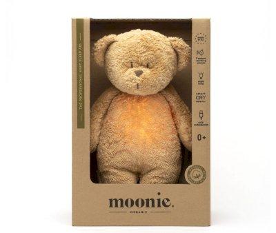 Peluche Luz-Sonido Oso Orgnico Moonie Capuccino Natur