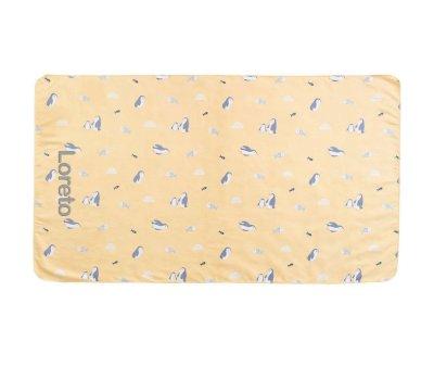 Toalha Praia Personalizada de Microfibra Peguins