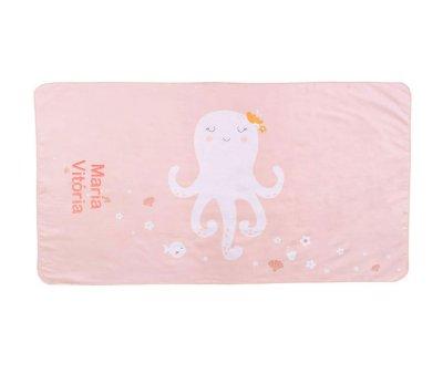 Microfiber Beach Towel Jolie The Octopus Personalised