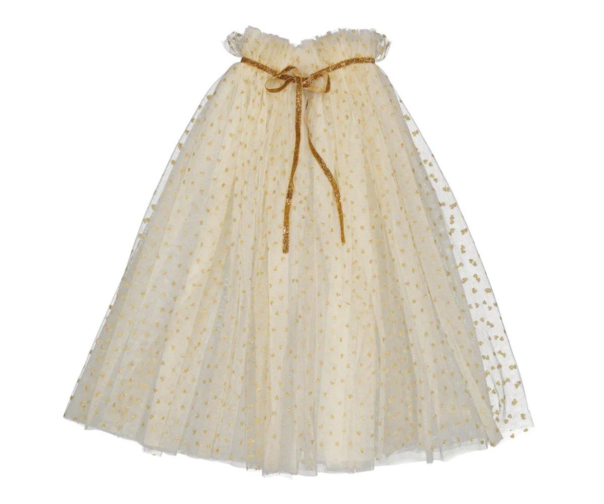 Mantello Tulle Golden Hearts 