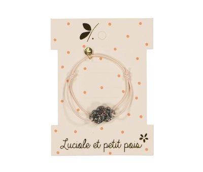 Pulsera Elstica Nube Rosa Plido