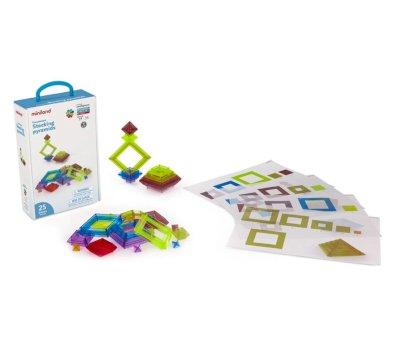 Translucent Stacking Pyramids 25 pcs