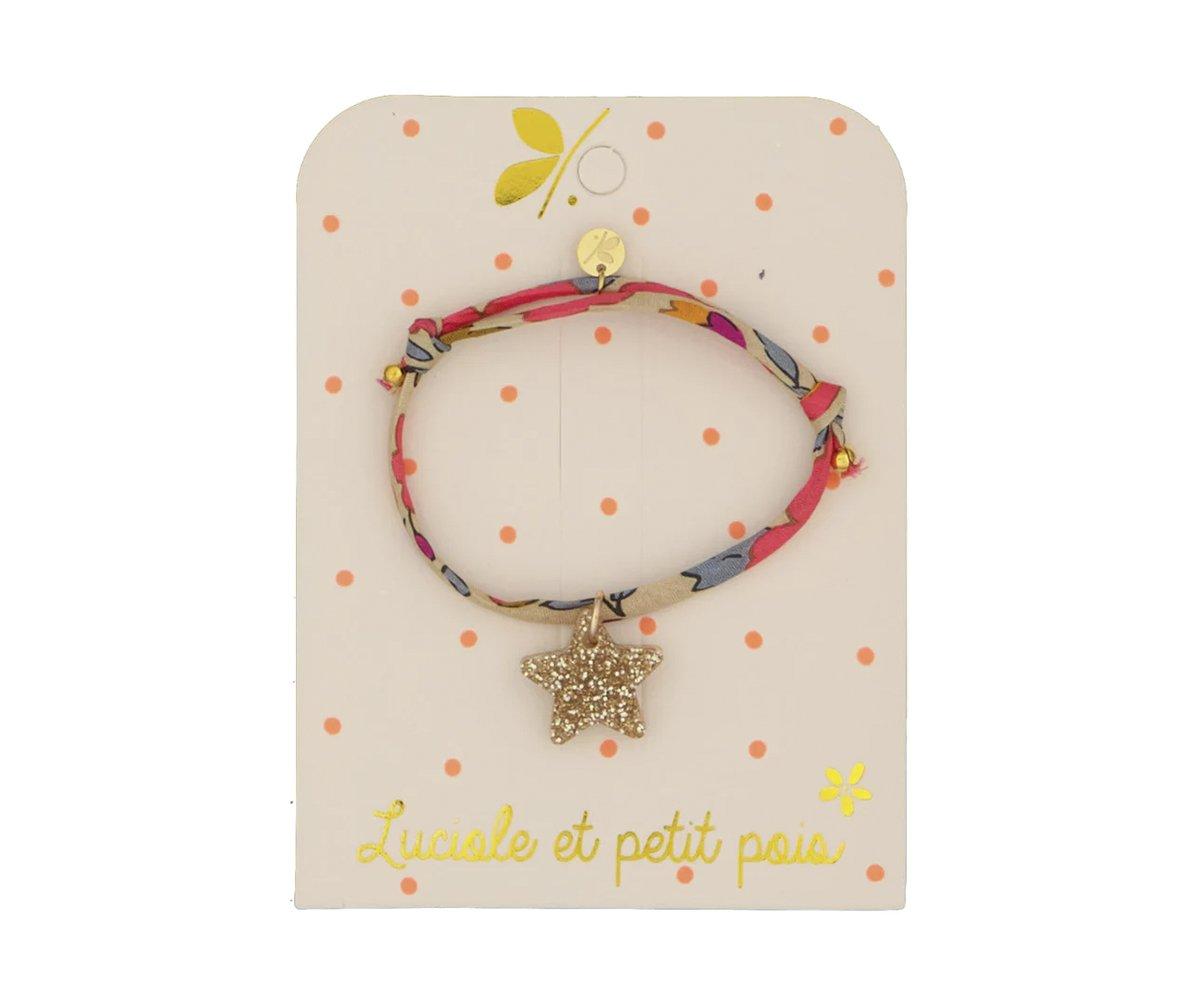 Pulsera Liberty Betsy Fluo Tea con Estrella Dorada