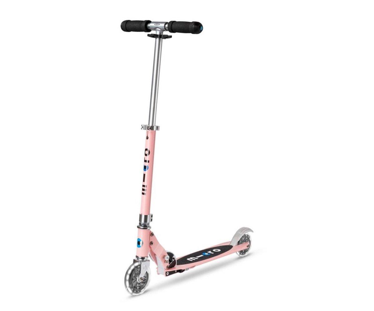 Patinete Micro Sprite Rosa Pastel Led