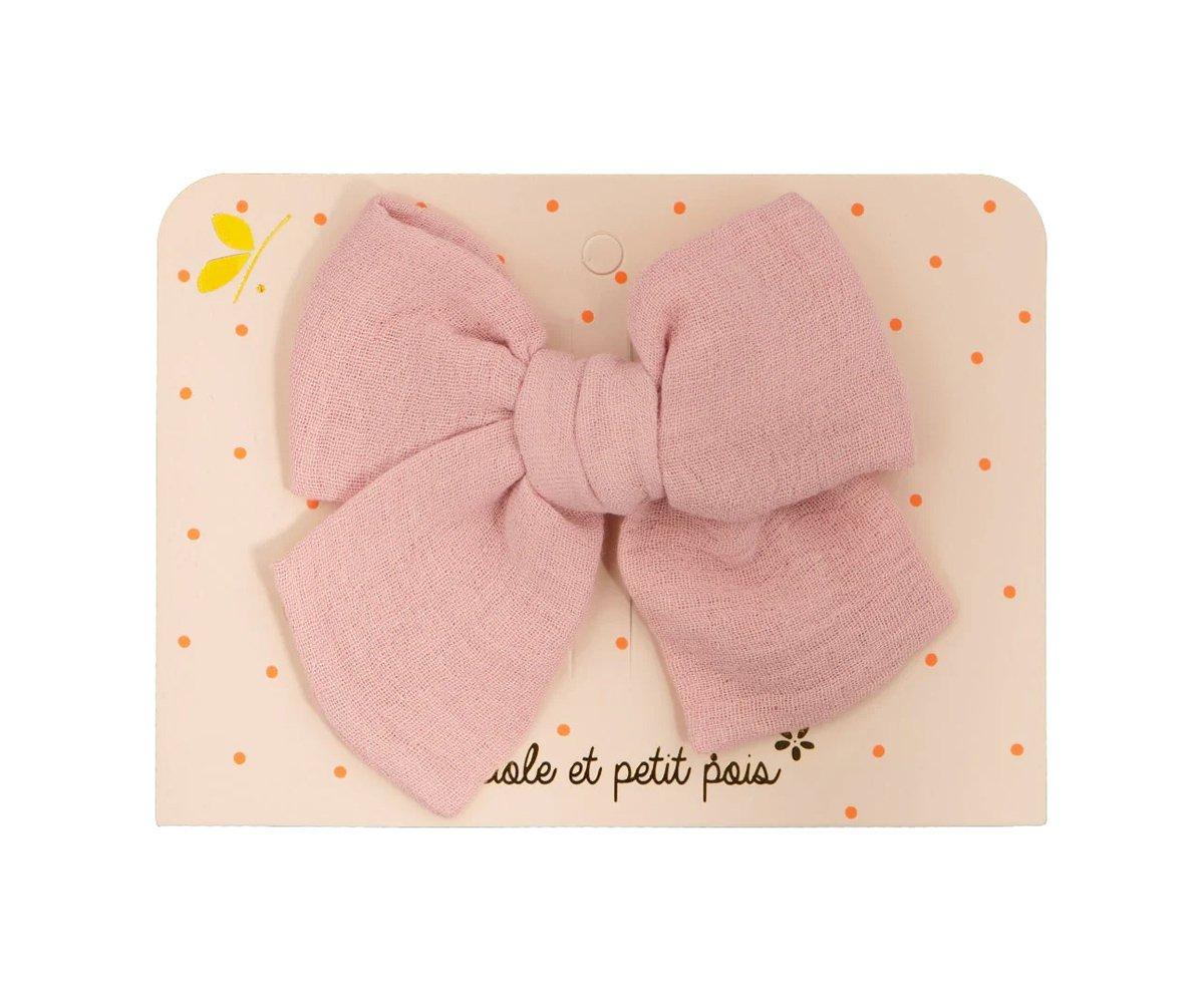 Barrette  cheveux Princess Pink avec Grand Ruban 