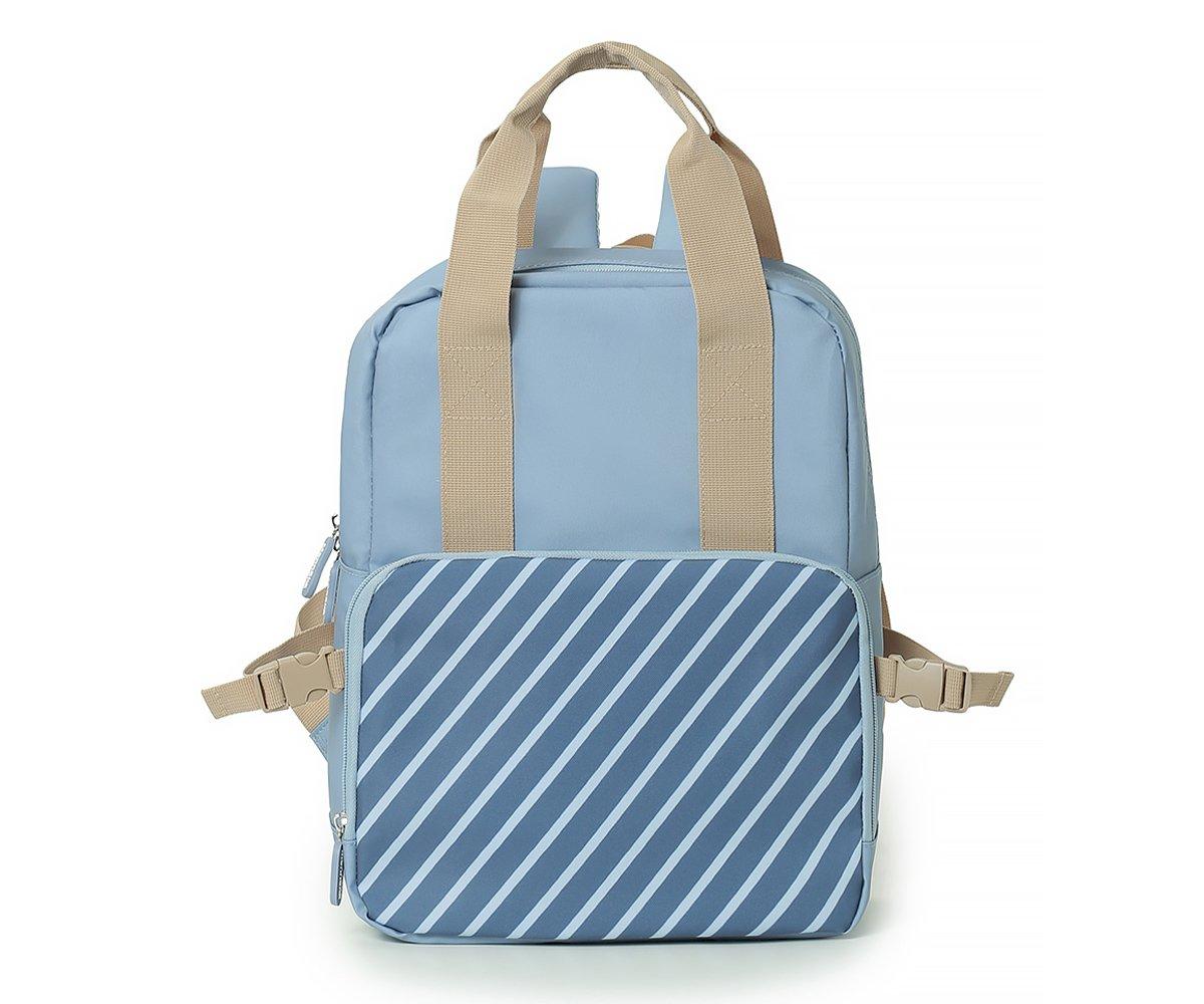 Sac  dos Isotherme Stripes Blue Personnalisable