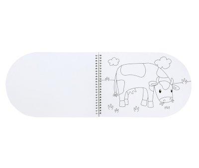 Libro da colorare Acquerelli Little Farm