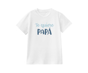Camiseta para Niño/a Te Quiero Papá Azul