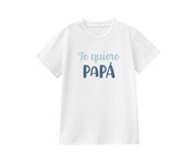 Camiseta para Nio/a Te Quiero Pap Azul