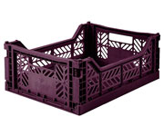 Caja Lillemor Plegable Mediana Cherry Red
