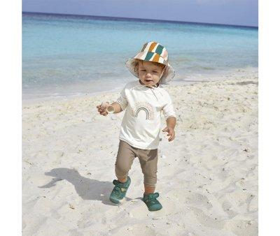 Reversible Swim Cap with Waves Pink Nature Protection